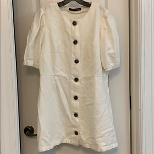 Zara button dress